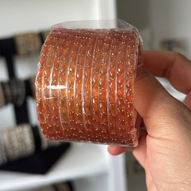 Raindrop Glass Bangles