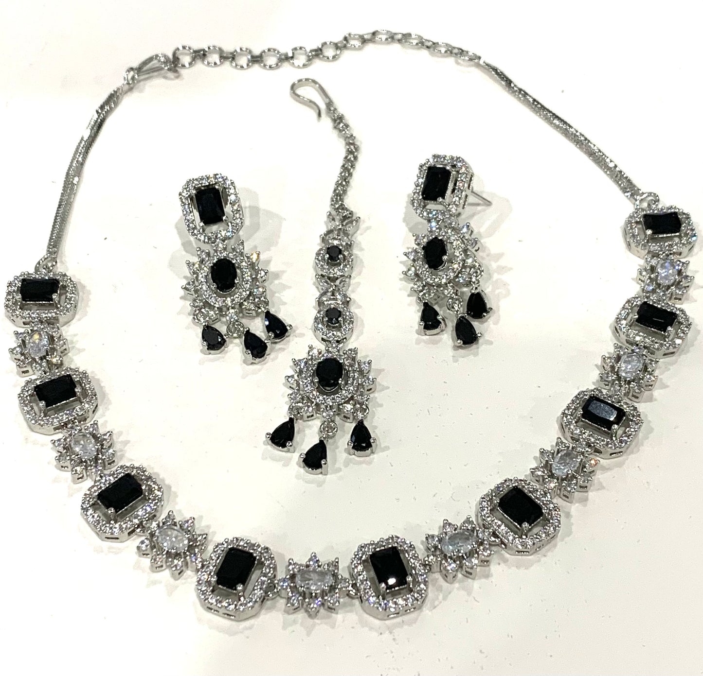 American Diamond Necklace Set