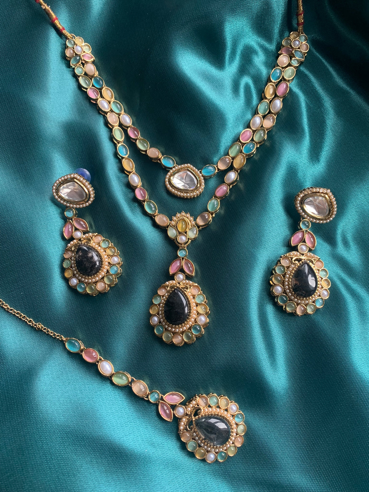 Long Sabyasachi Inspired Necklace Set