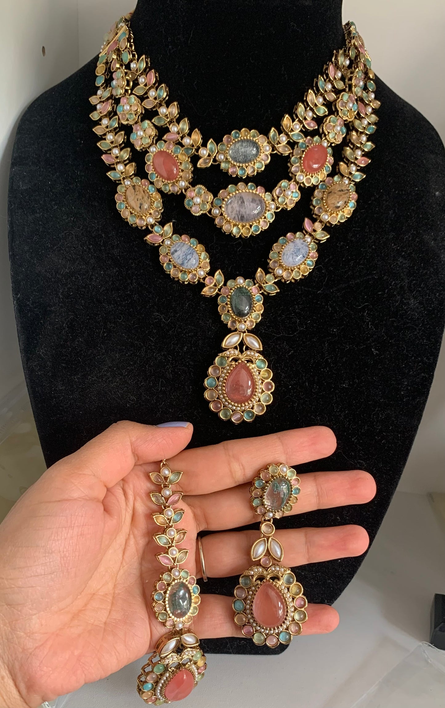 Sabyasachi Inspired Layered Necklace Set