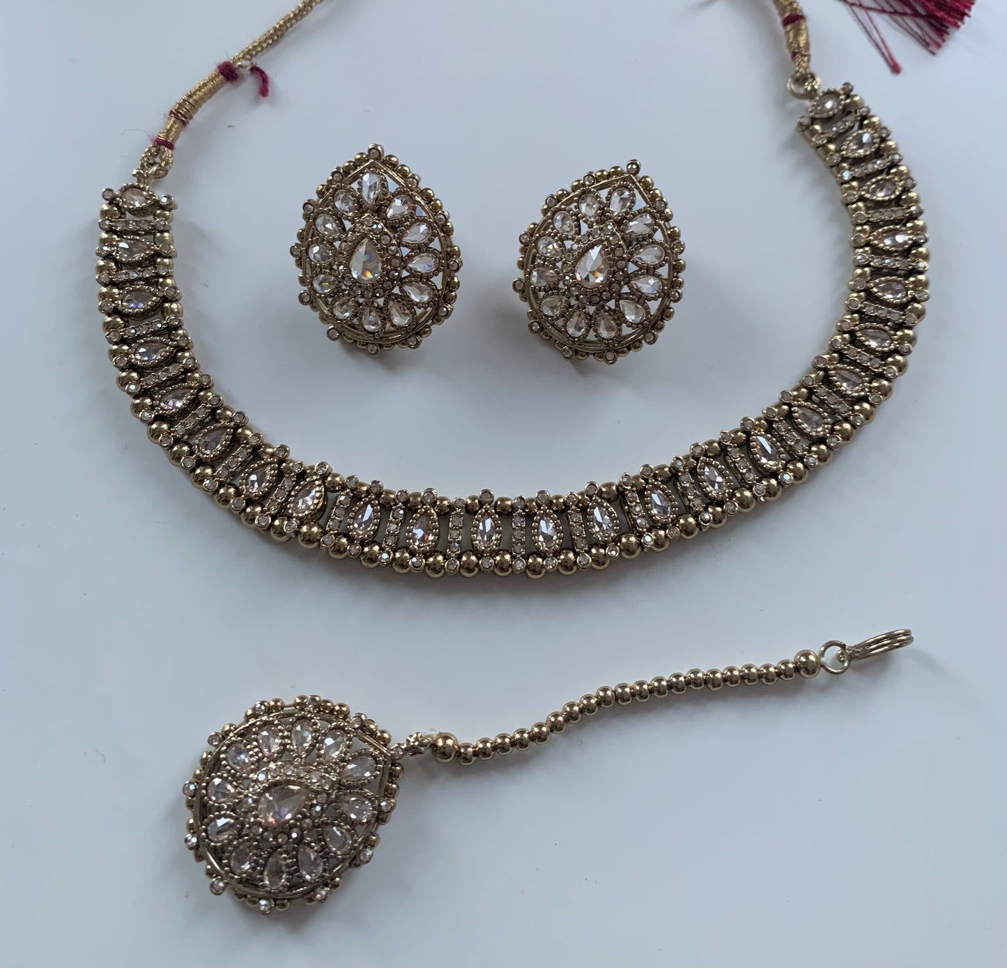 Dainty Polki Necklace Set