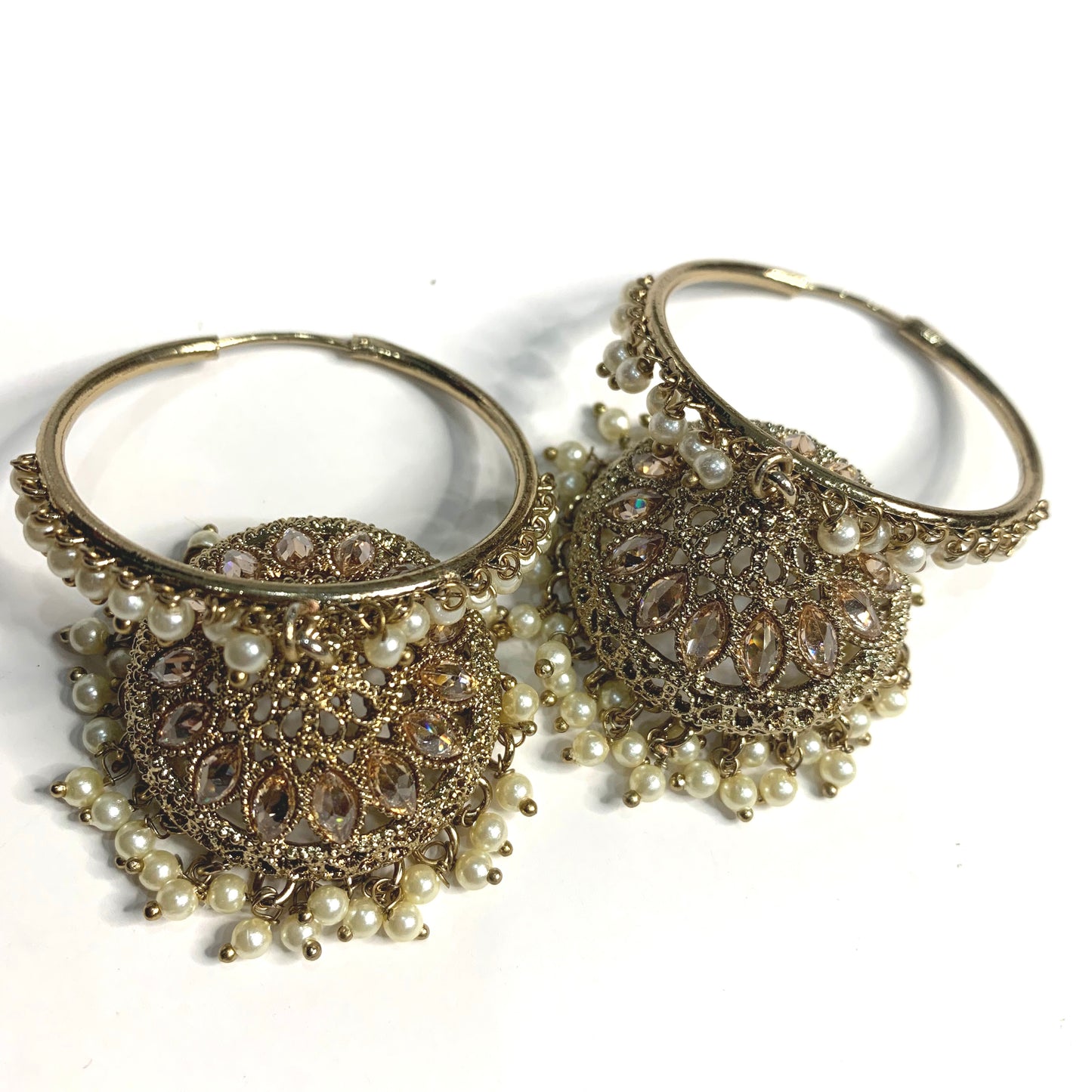 Polki Hoop Jhumkas image 0