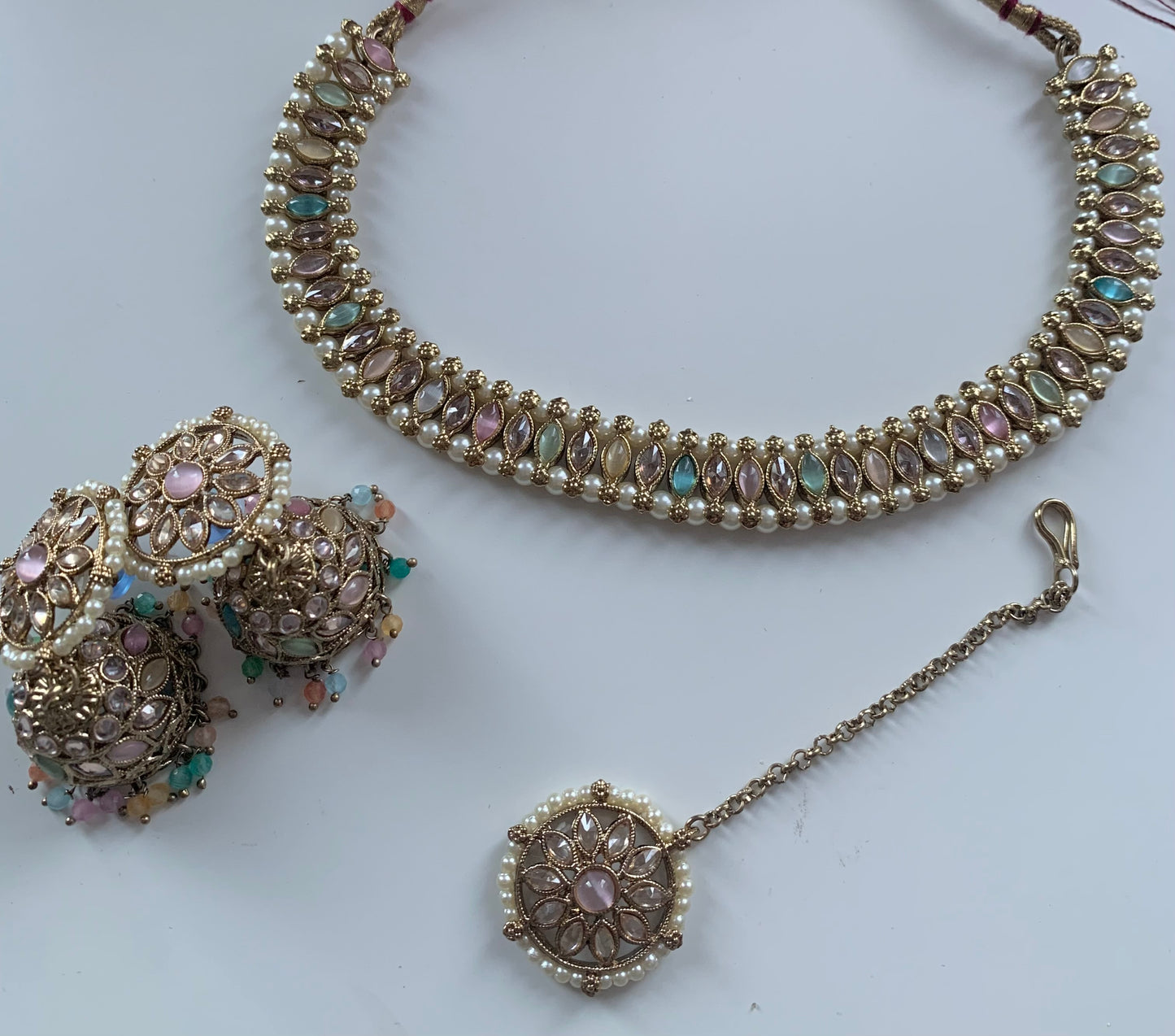 Polki Dainty Necklace Set