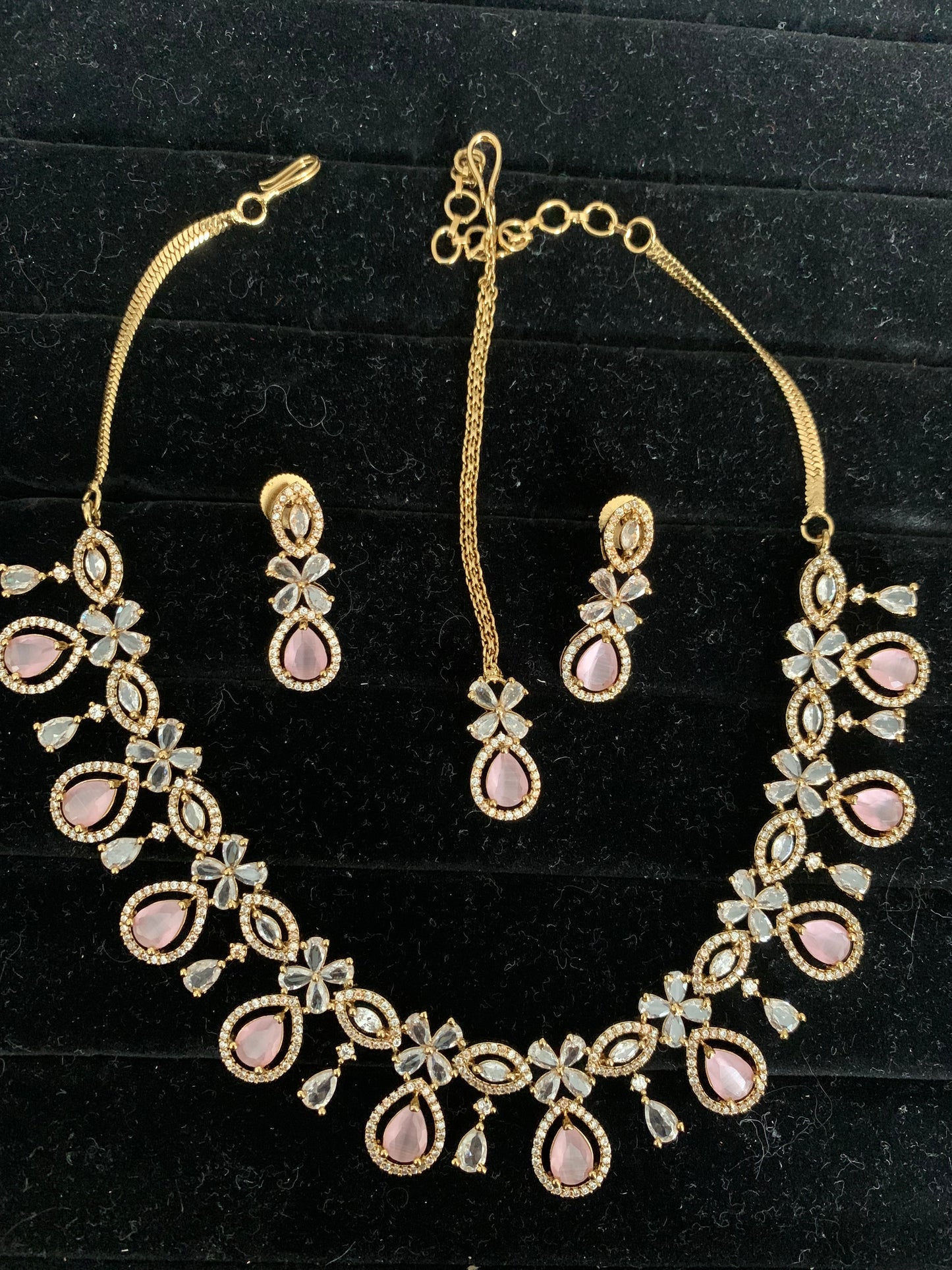 American Diamond Necklace Set