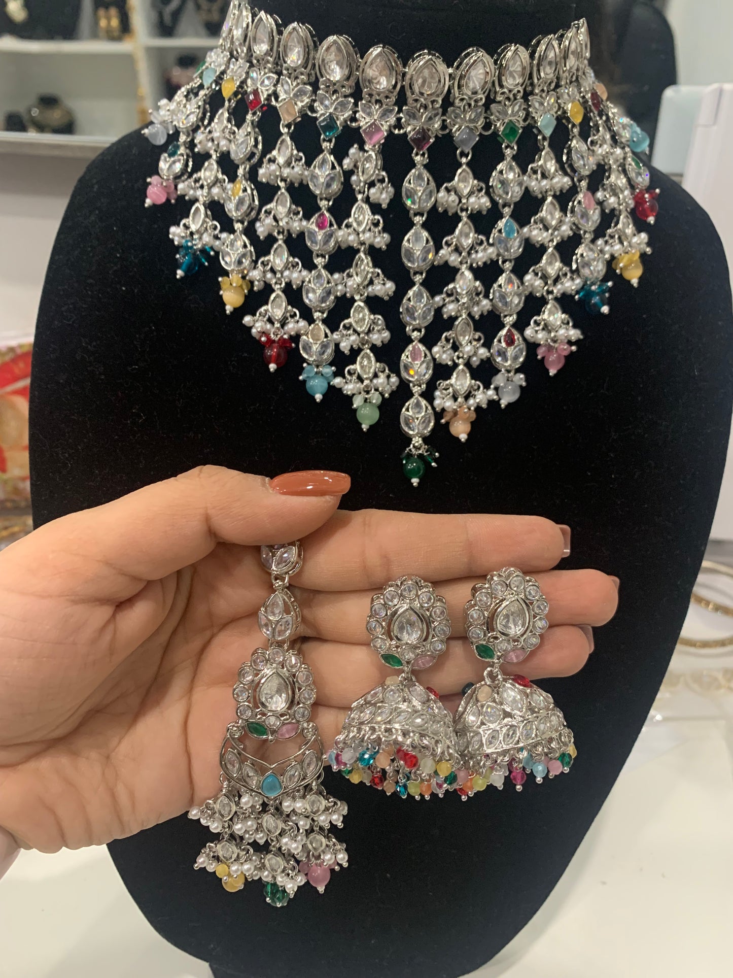 Waterfall Choker Set