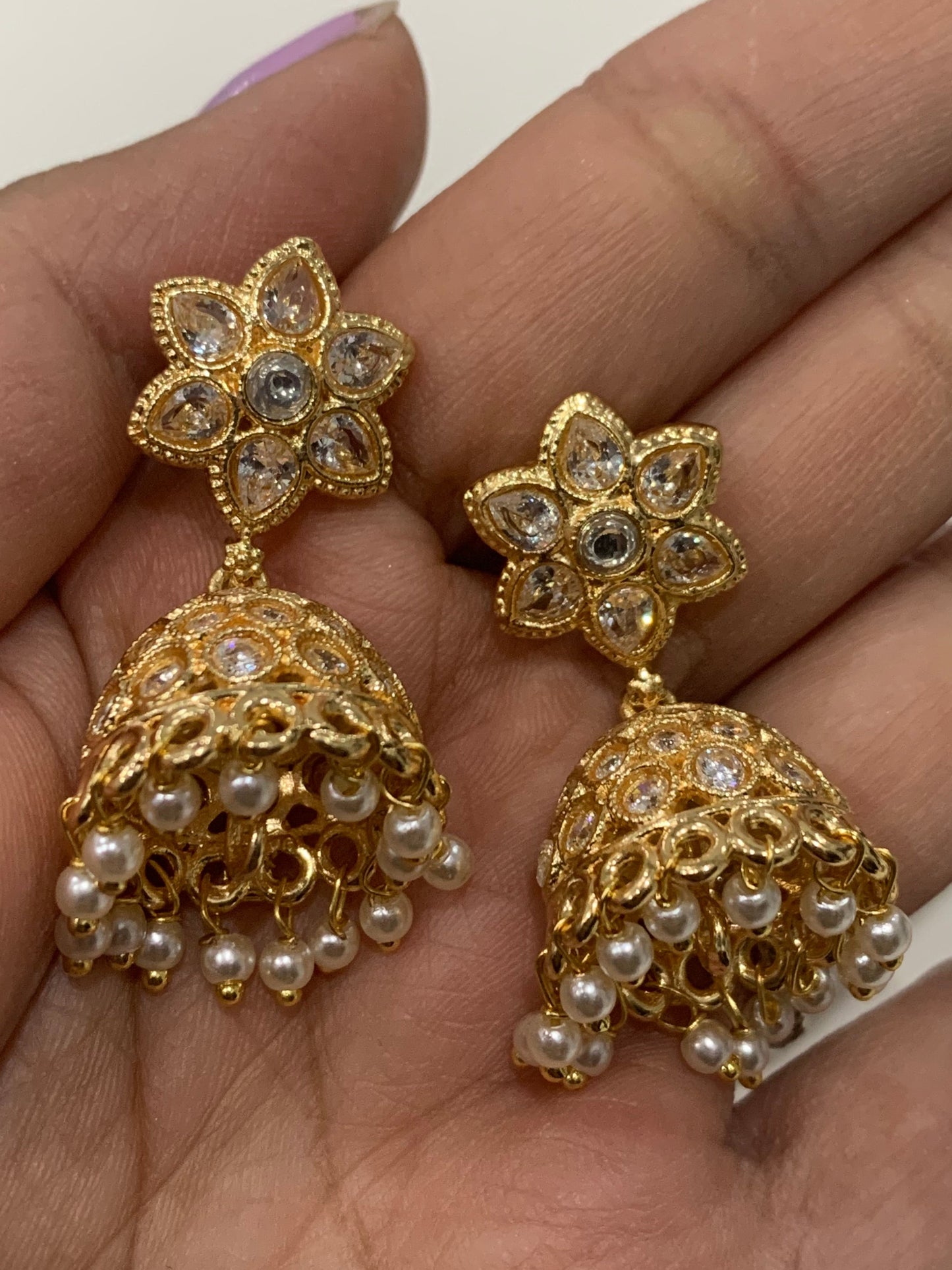 Mini Jhumki Earrings