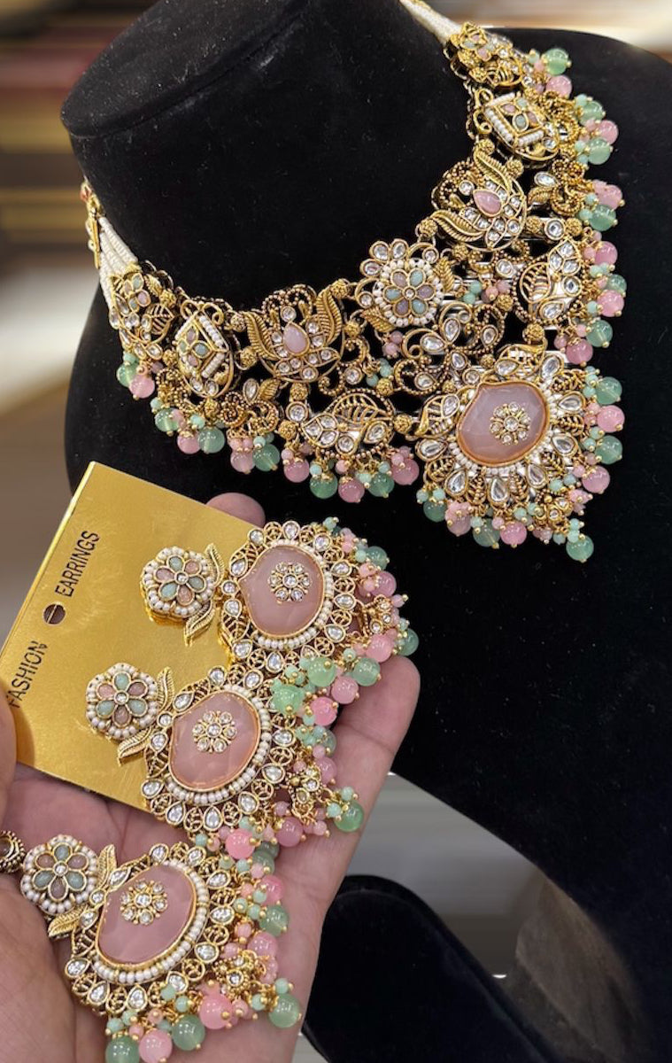 Meenakari Choker Set