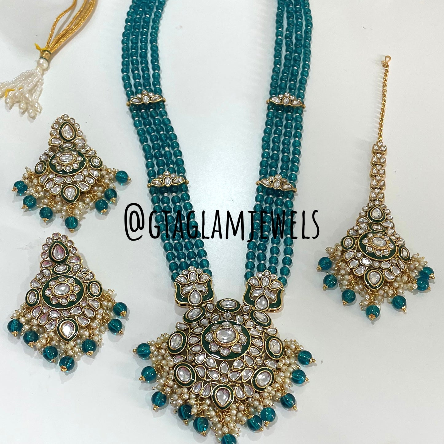 Long Kundan Set image 0