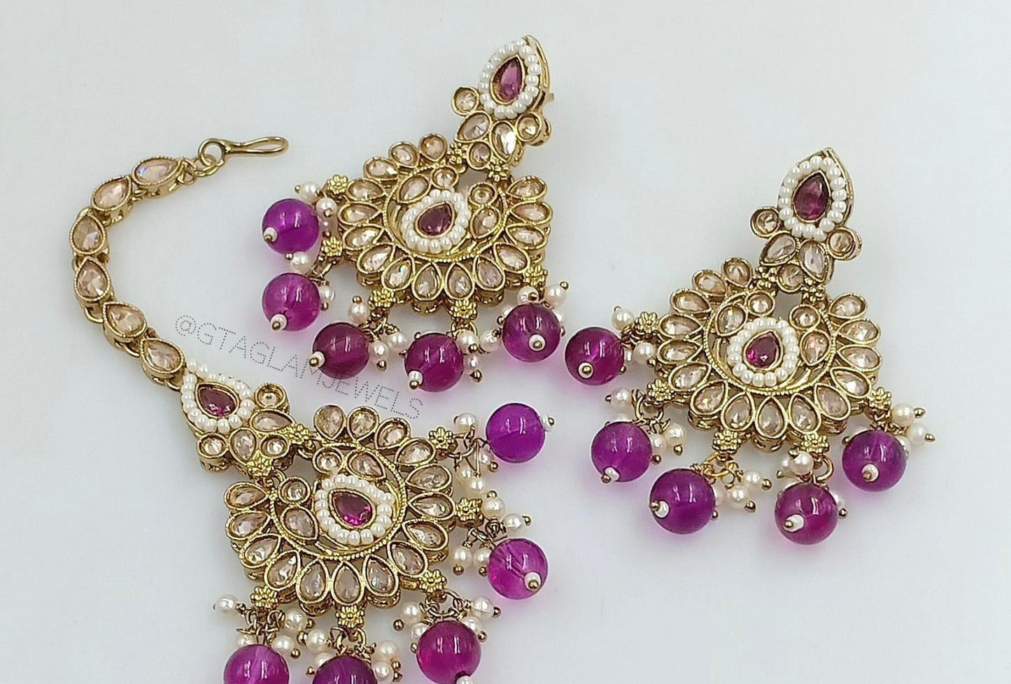 Earrings & Tikka Set image 0