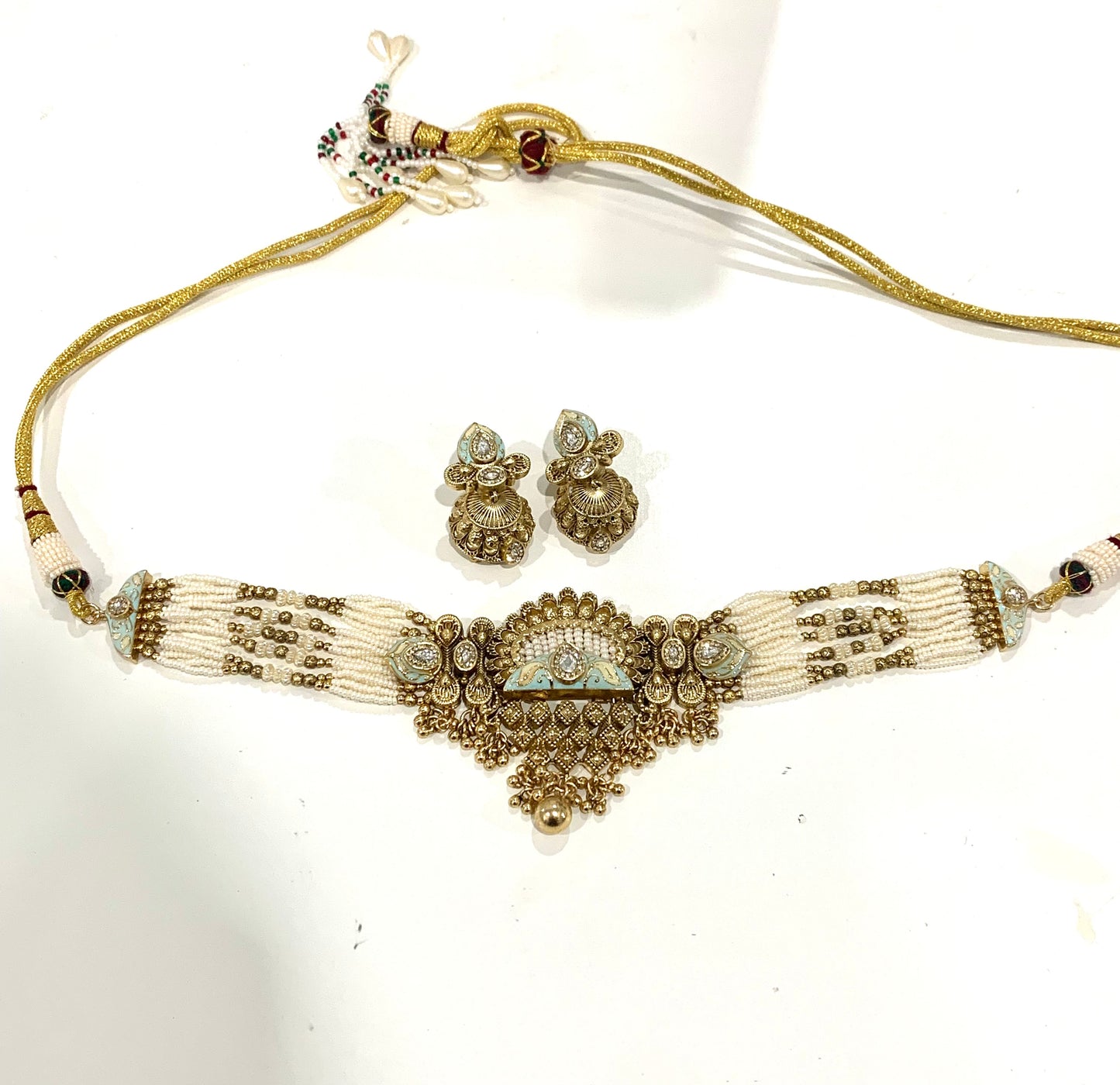 Gold Plated Choker Set