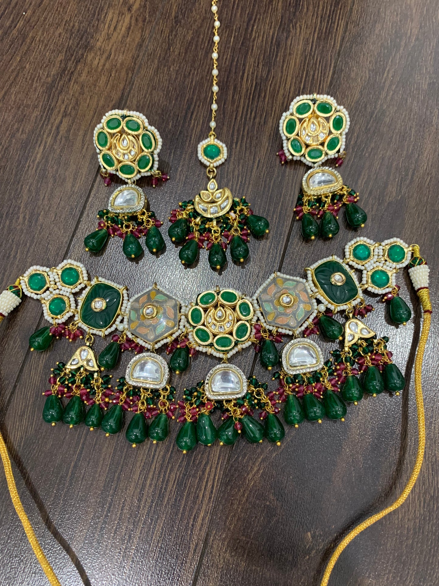Meenakari Choker Set
