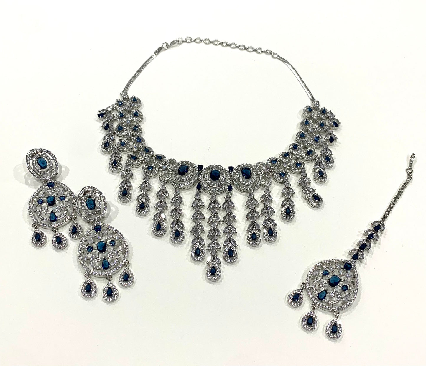 American Diamond Necklace Set