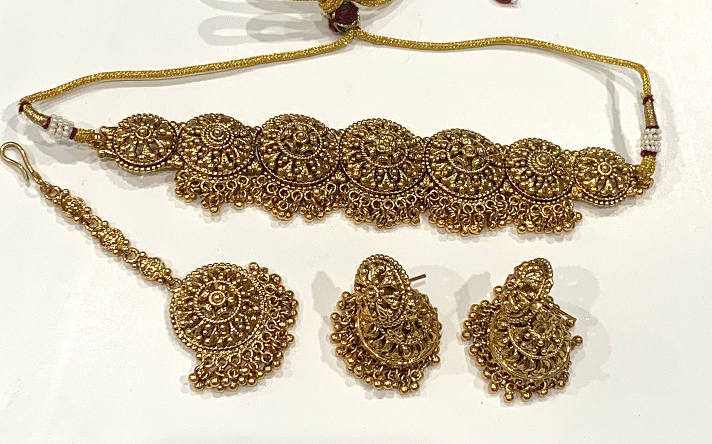 Gold Plated Choker Set
