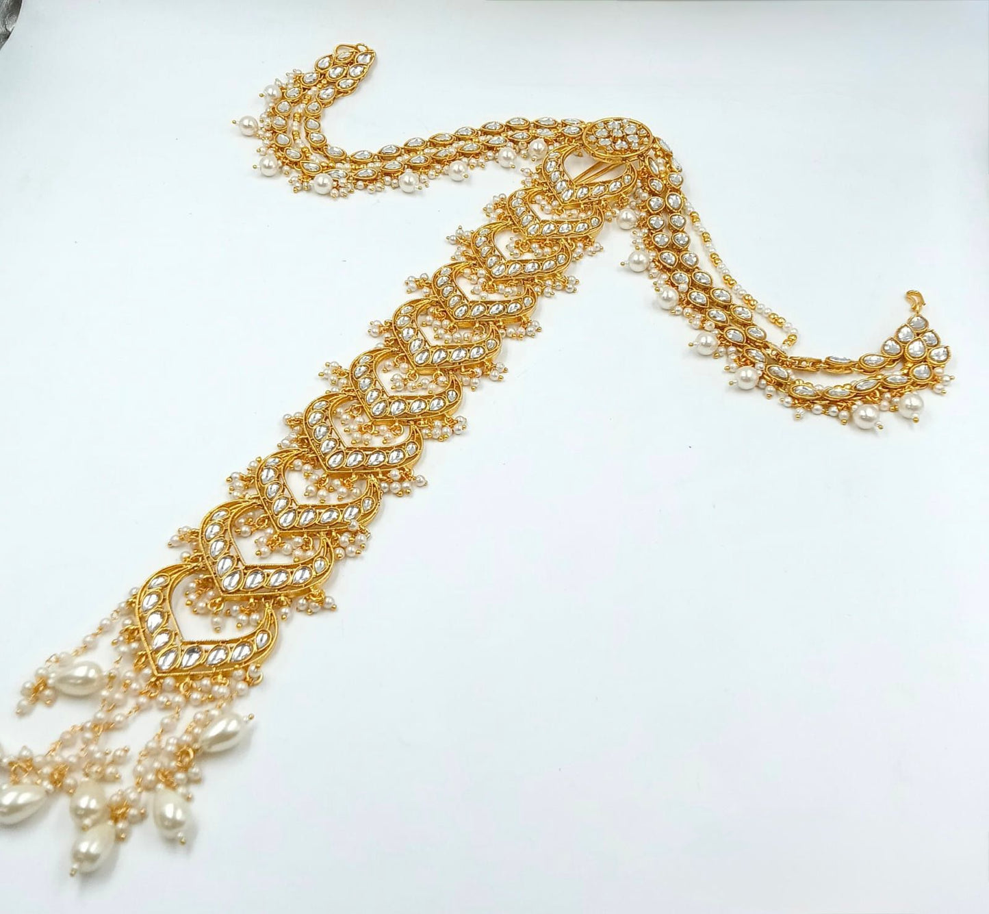 Kundan Braid Accessory with Sahare