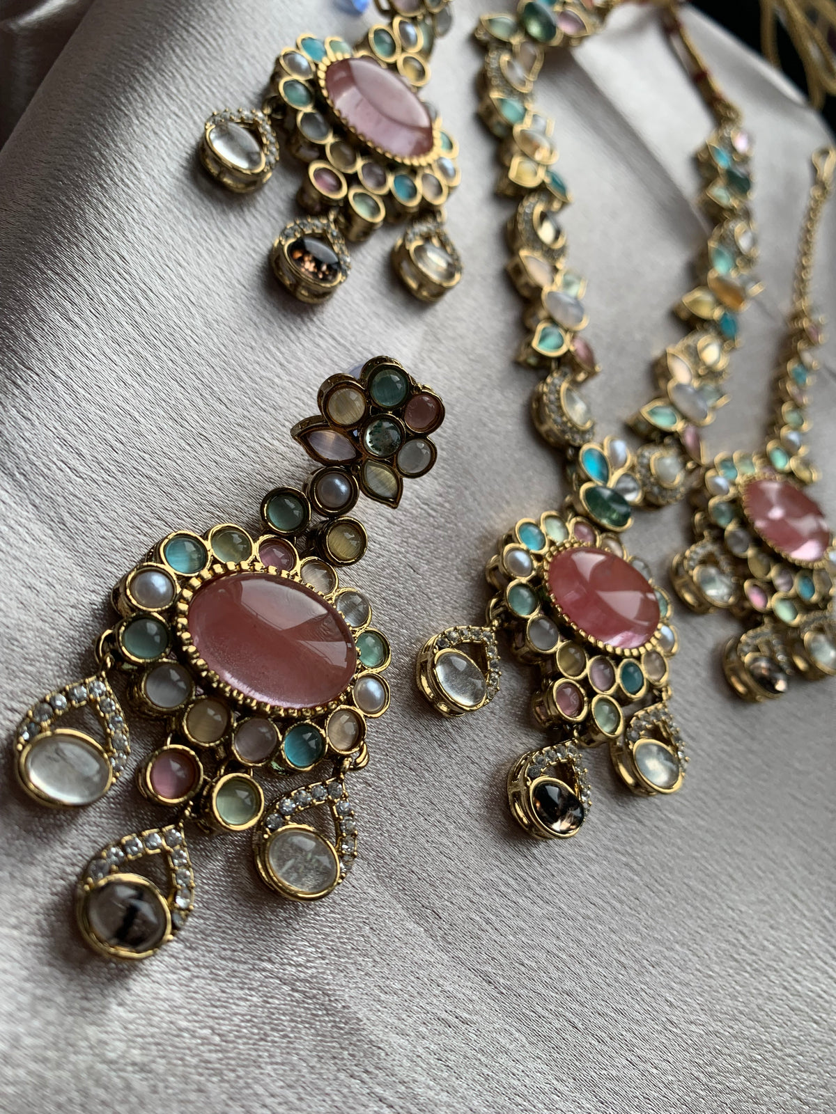 Long Sabyasachi Inspired Necklace Set