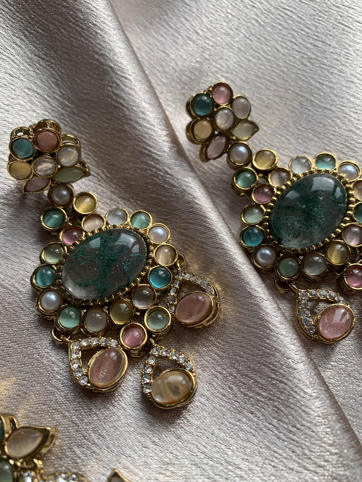 Long Sabyasachi Inspired Necklace Set