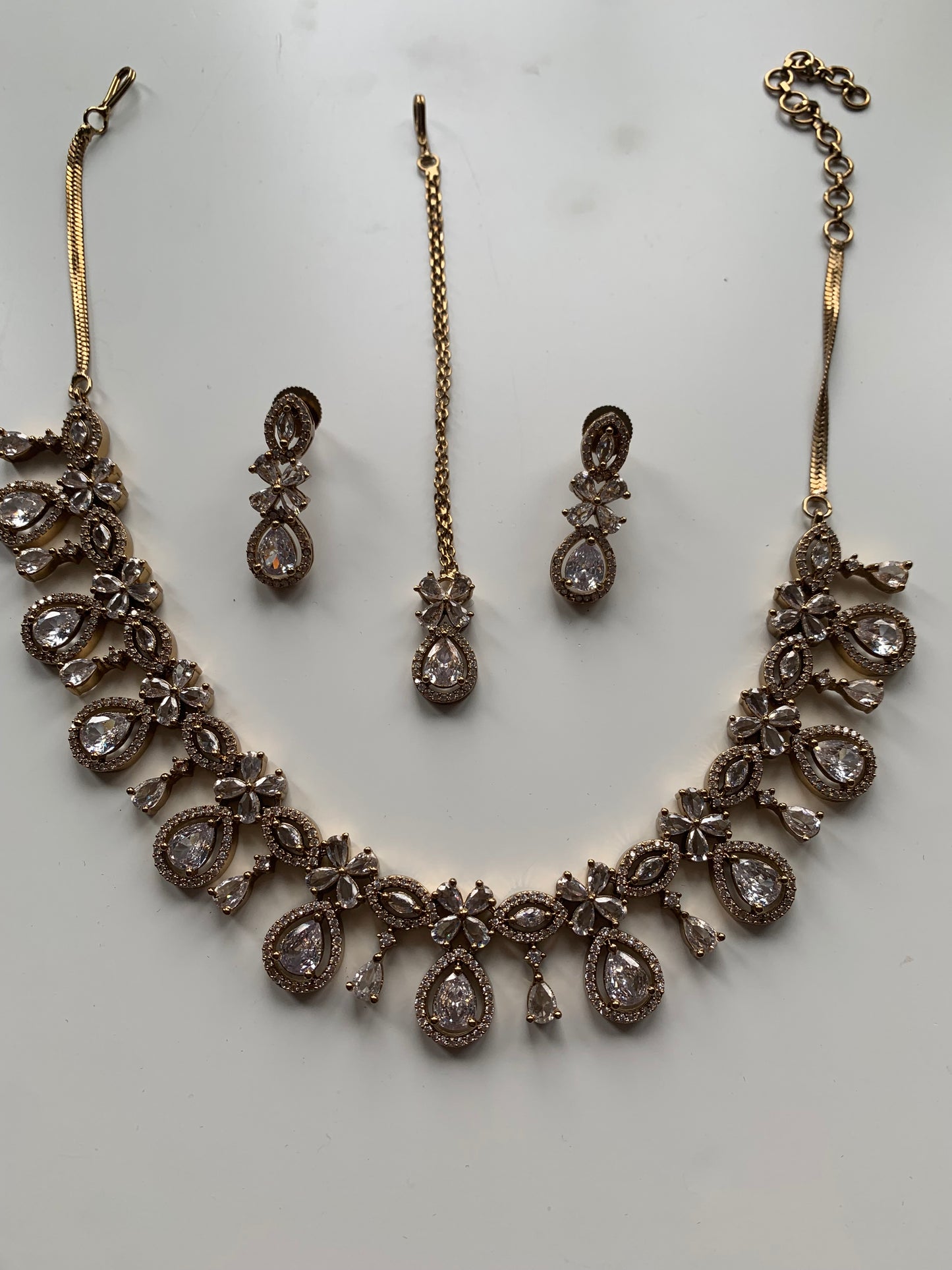 American Diamond Necklace Set
