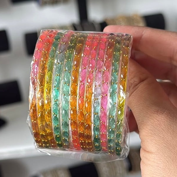 Raindrop Glass Bangles