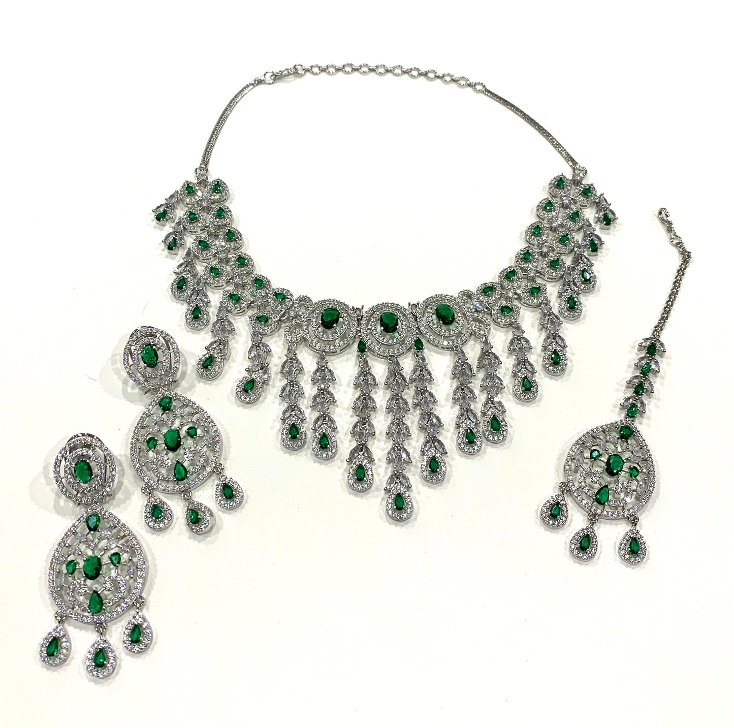 American Diamond Necklace Set