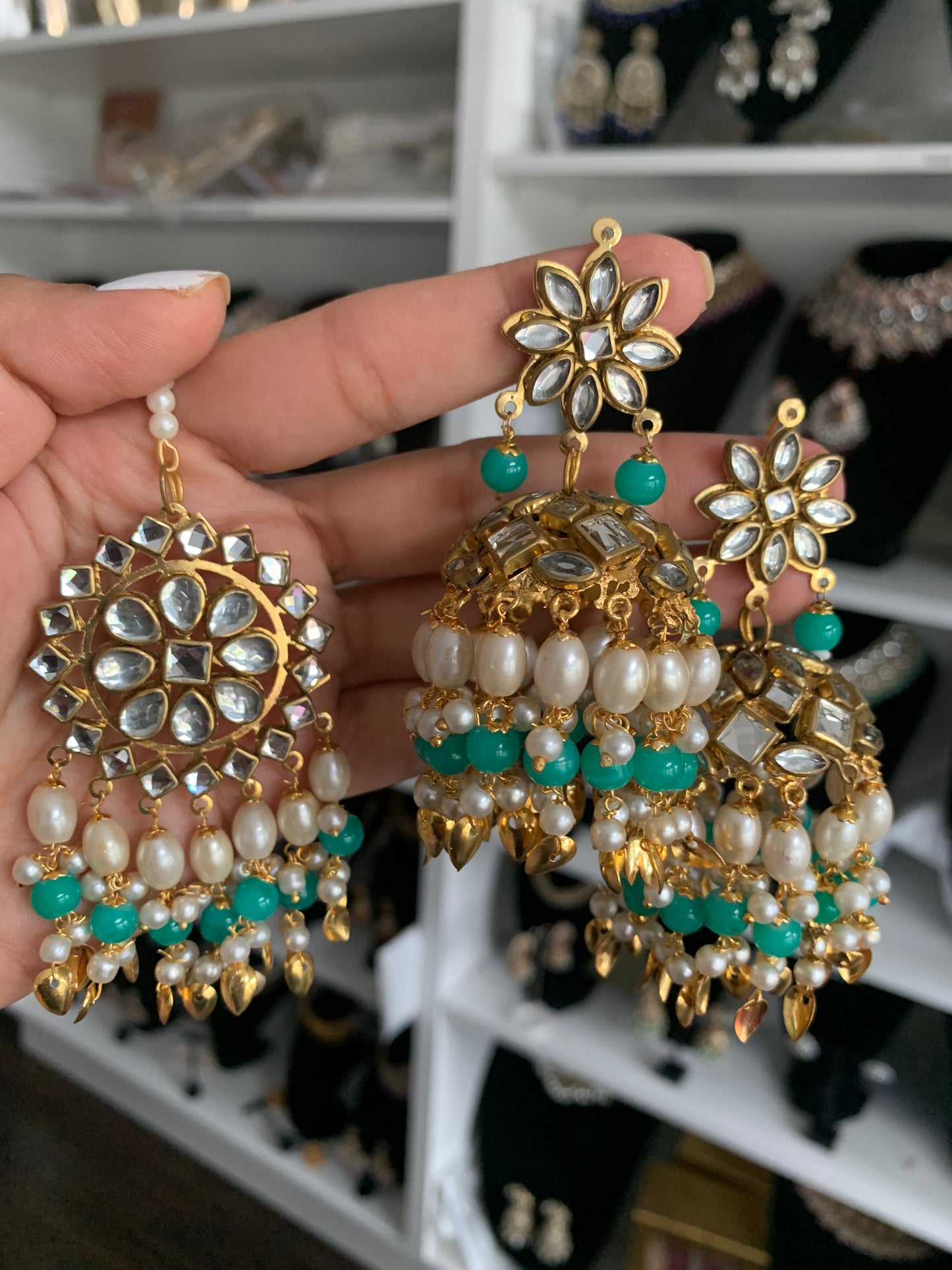Earrings & Tikka Set