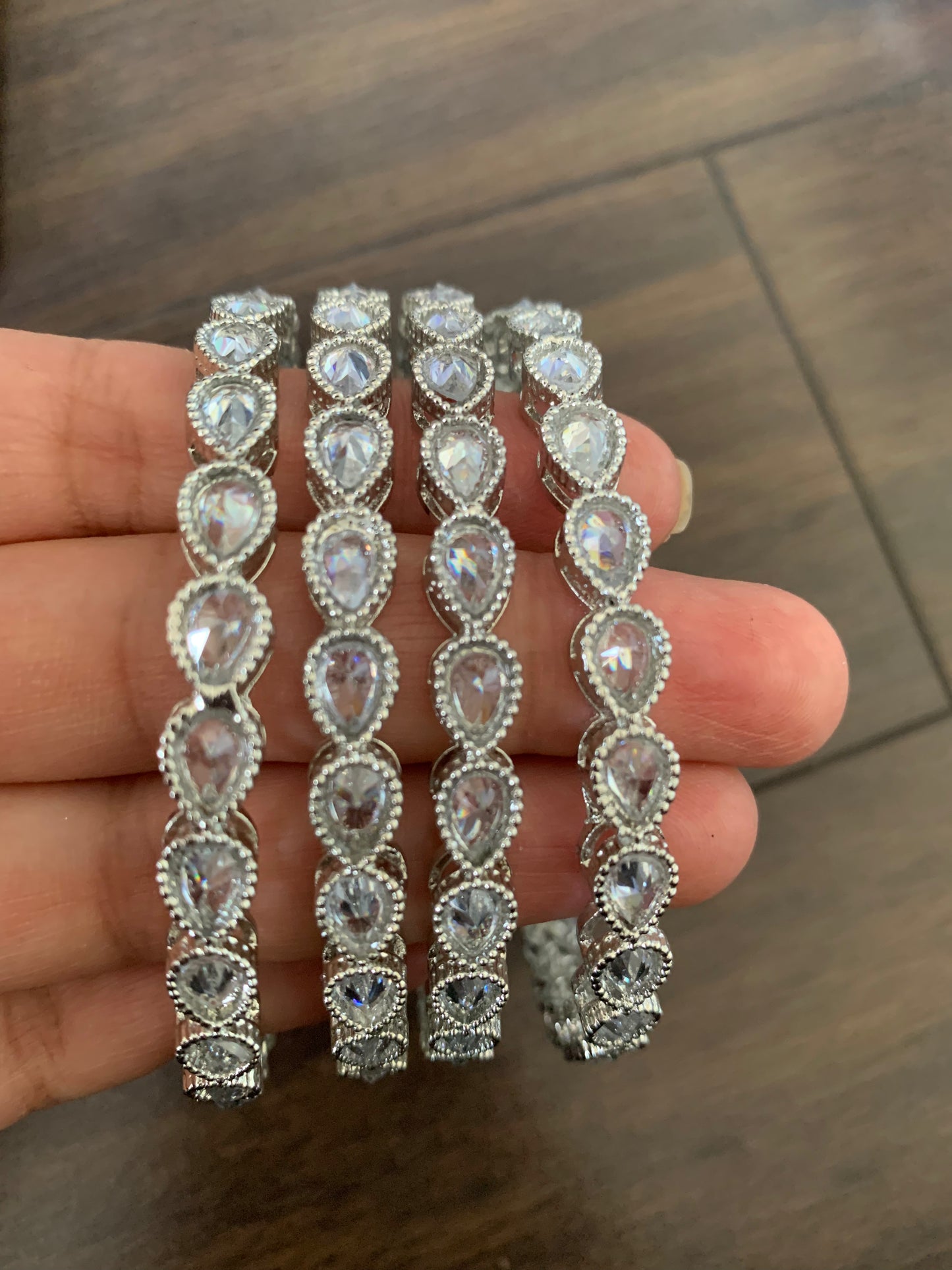Polki Bangles (4 Pc)