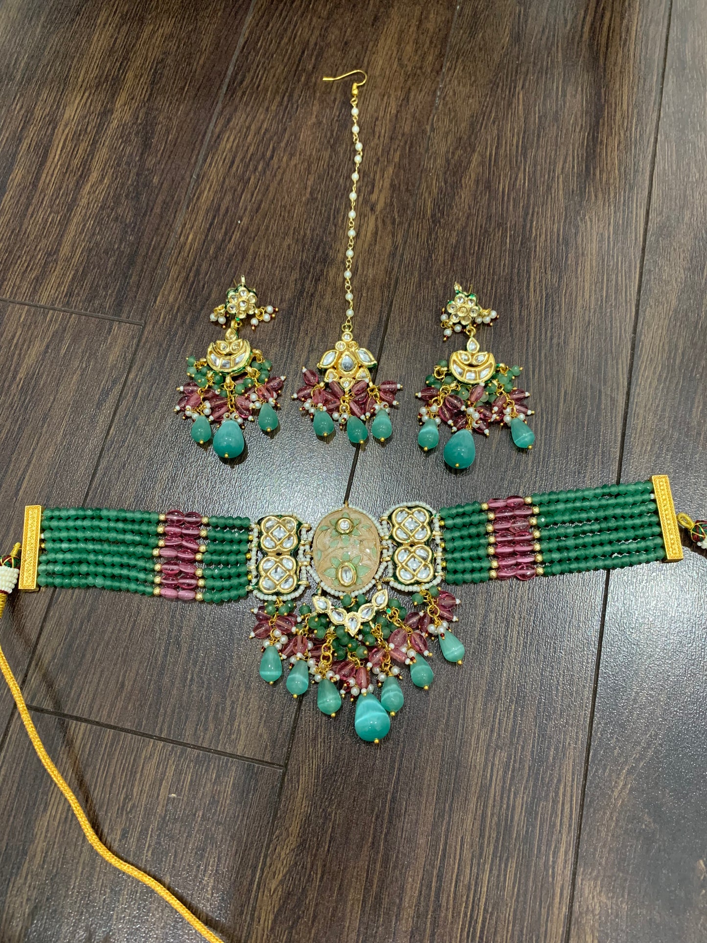 Meenakari Choker Set