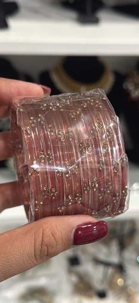 Glass Bangles - Size 2.6