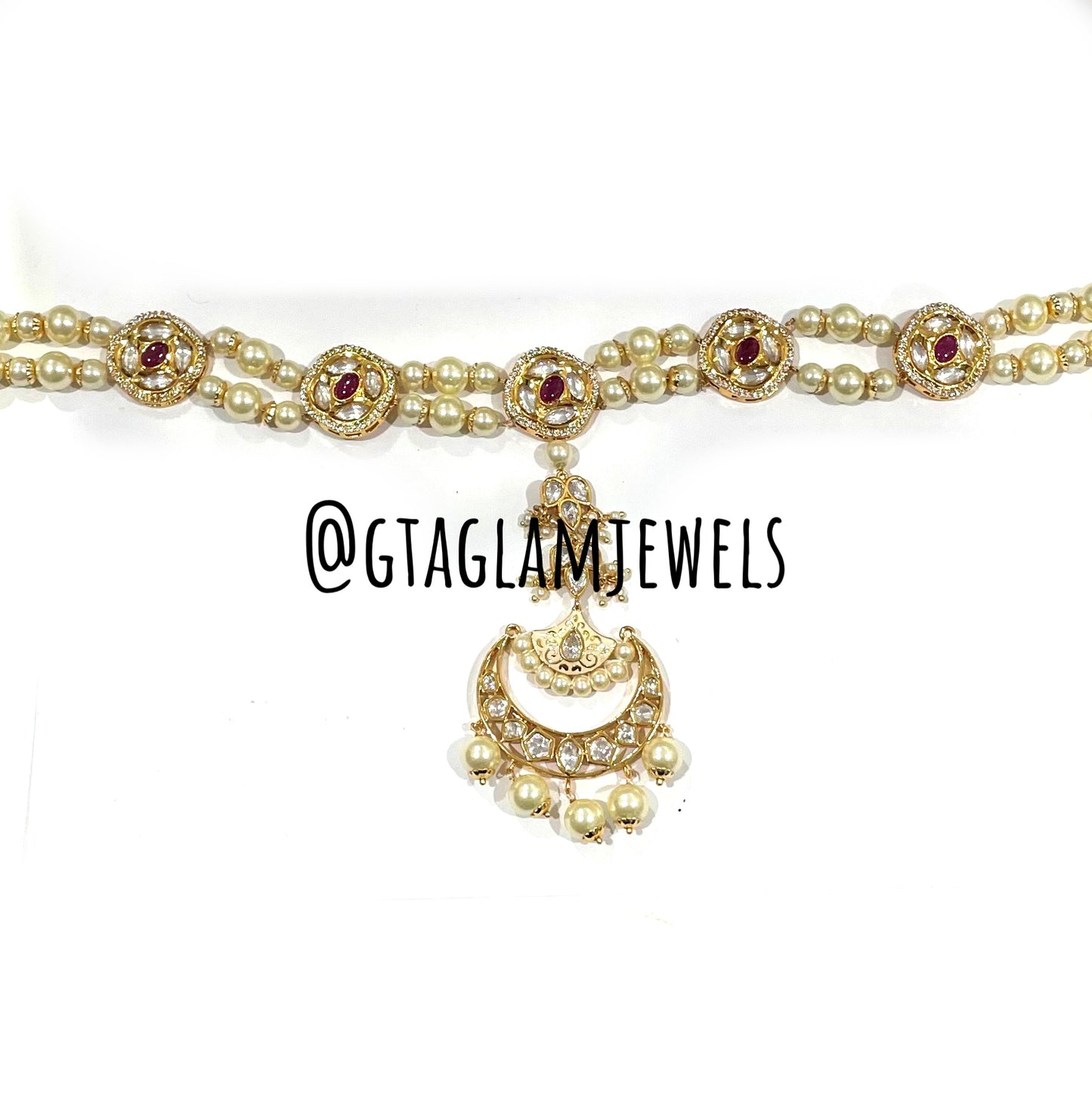 Tyani Kundan Headband image 0