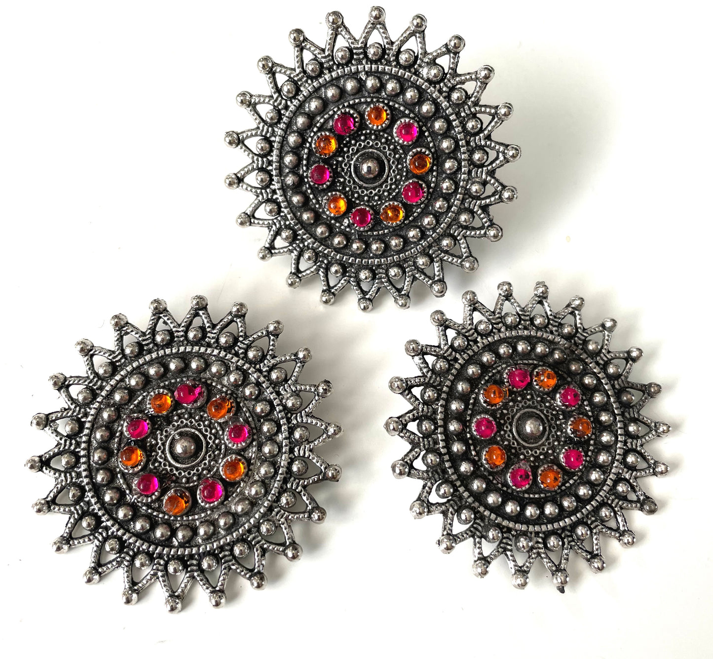 Adjustable Ring & Earrings Set (Studs) image 0
