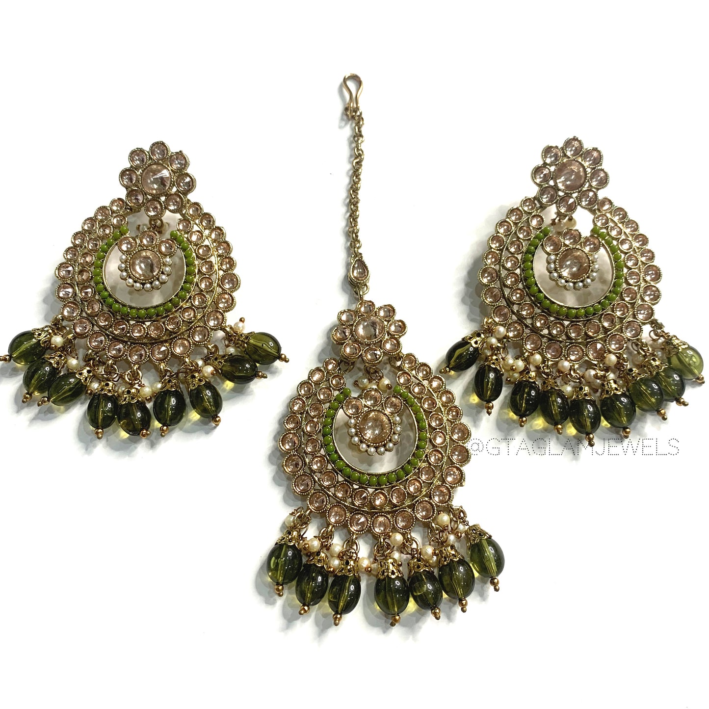 Earrings & Tikka Set image 0