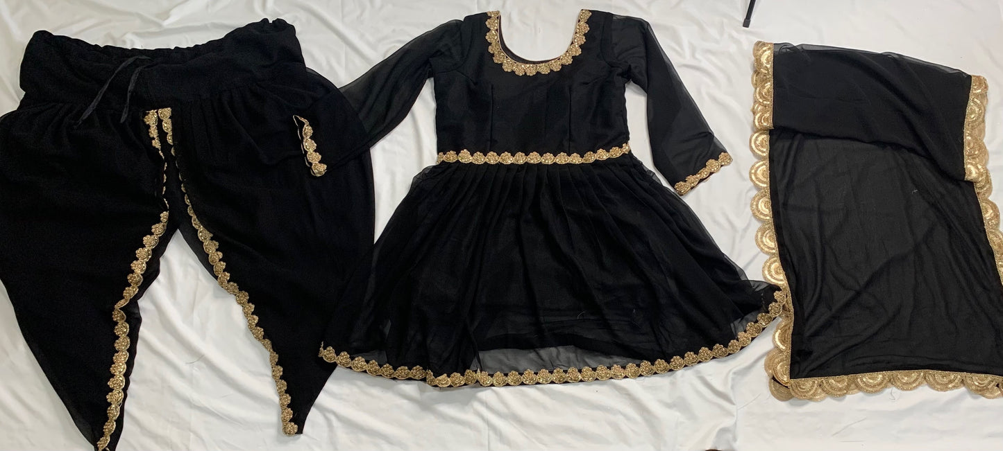 Peplum Dhoti Suit image 0