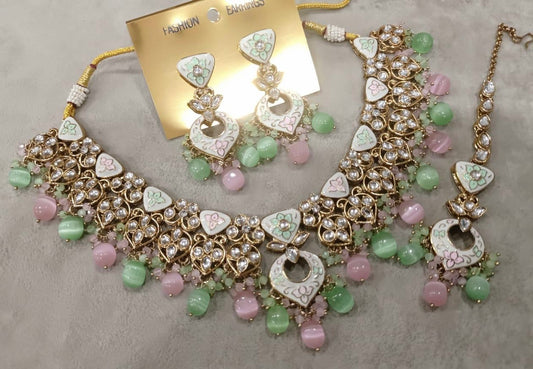 Meenakari Necklace Set