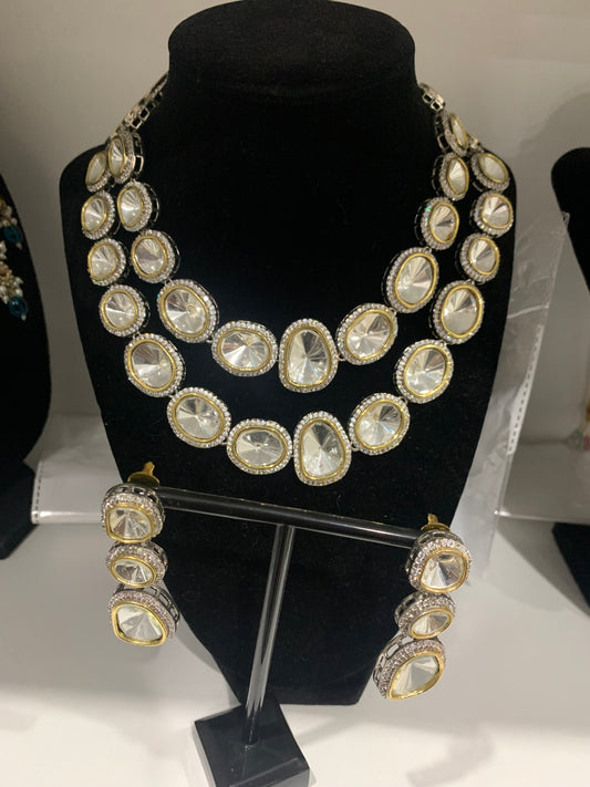 Layered Uncut Kundan Set