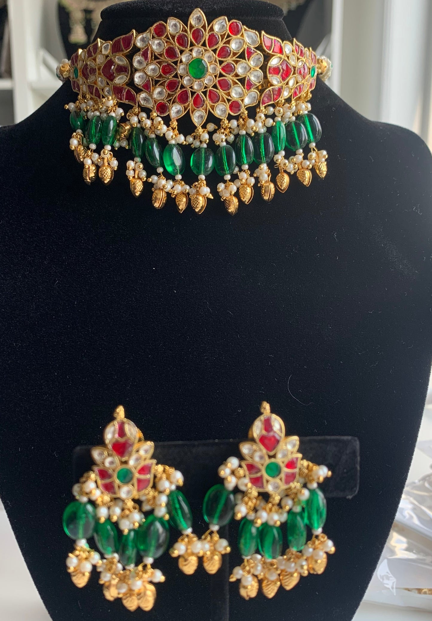 Pachi Kundan Choker Set