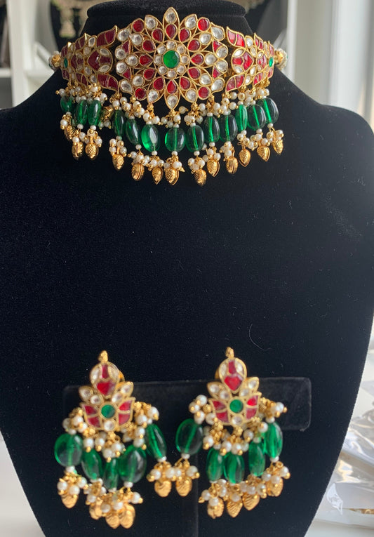 Pachi Kundan Choker Set