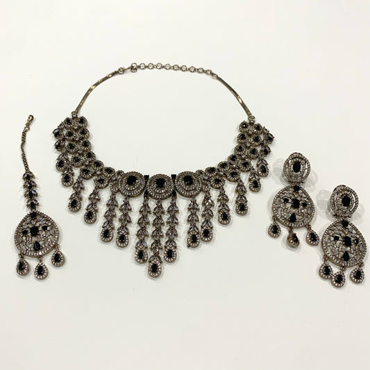 American Diamond Necklace Set