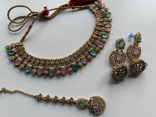 Polki Necklace Set