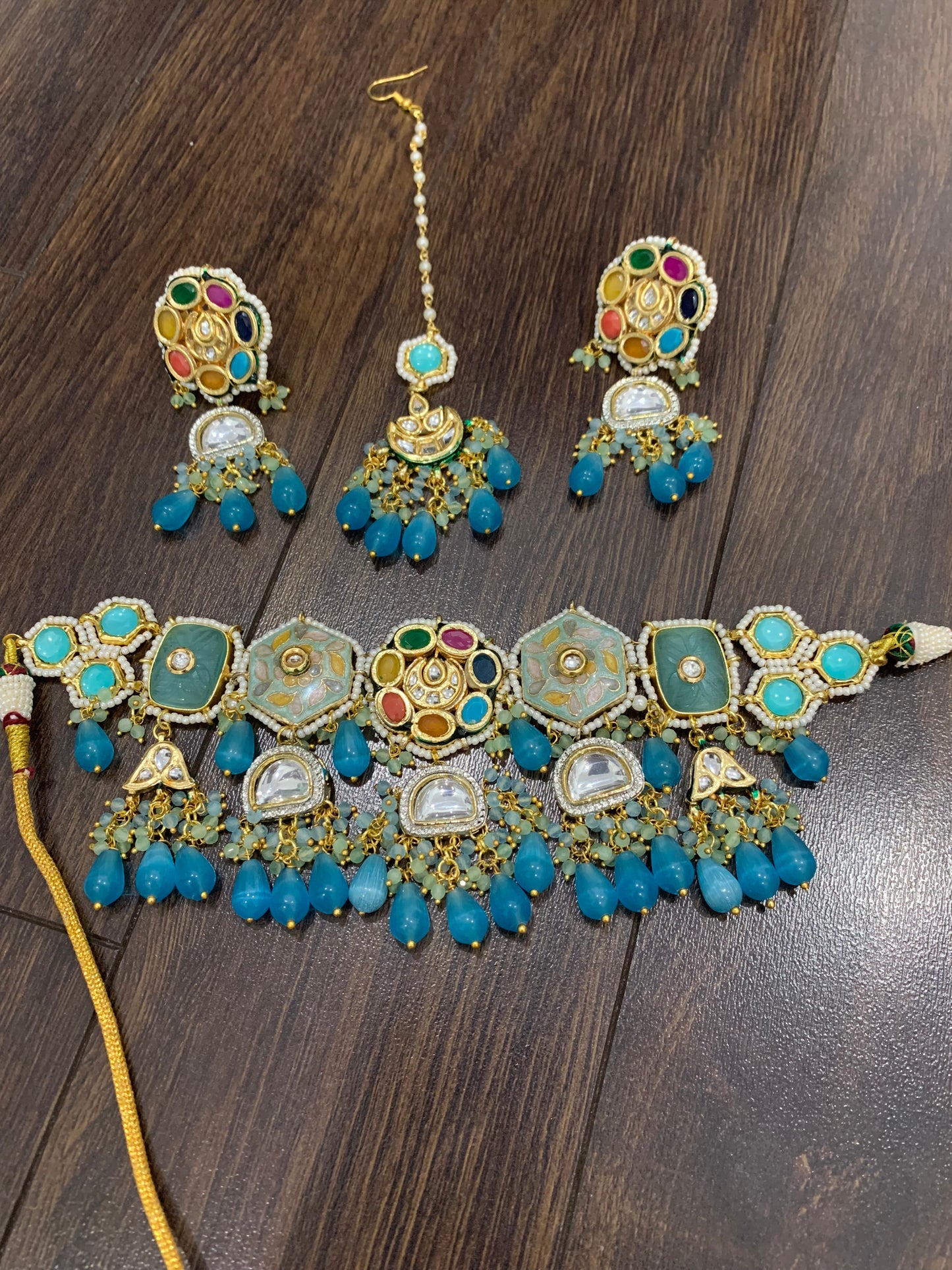 Meenakari Choker Set