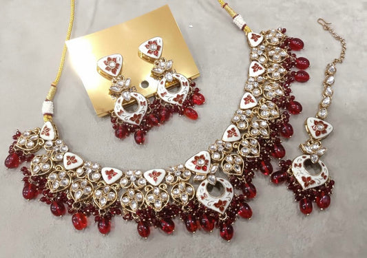 Meenakari Necklace Set