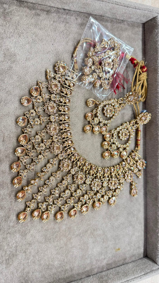 Polki Bridal Necklace Set