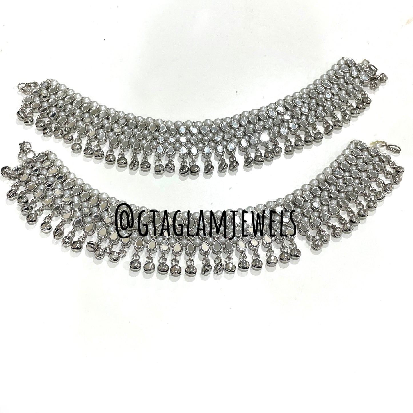 Heavy Mirror Anklets image 0
