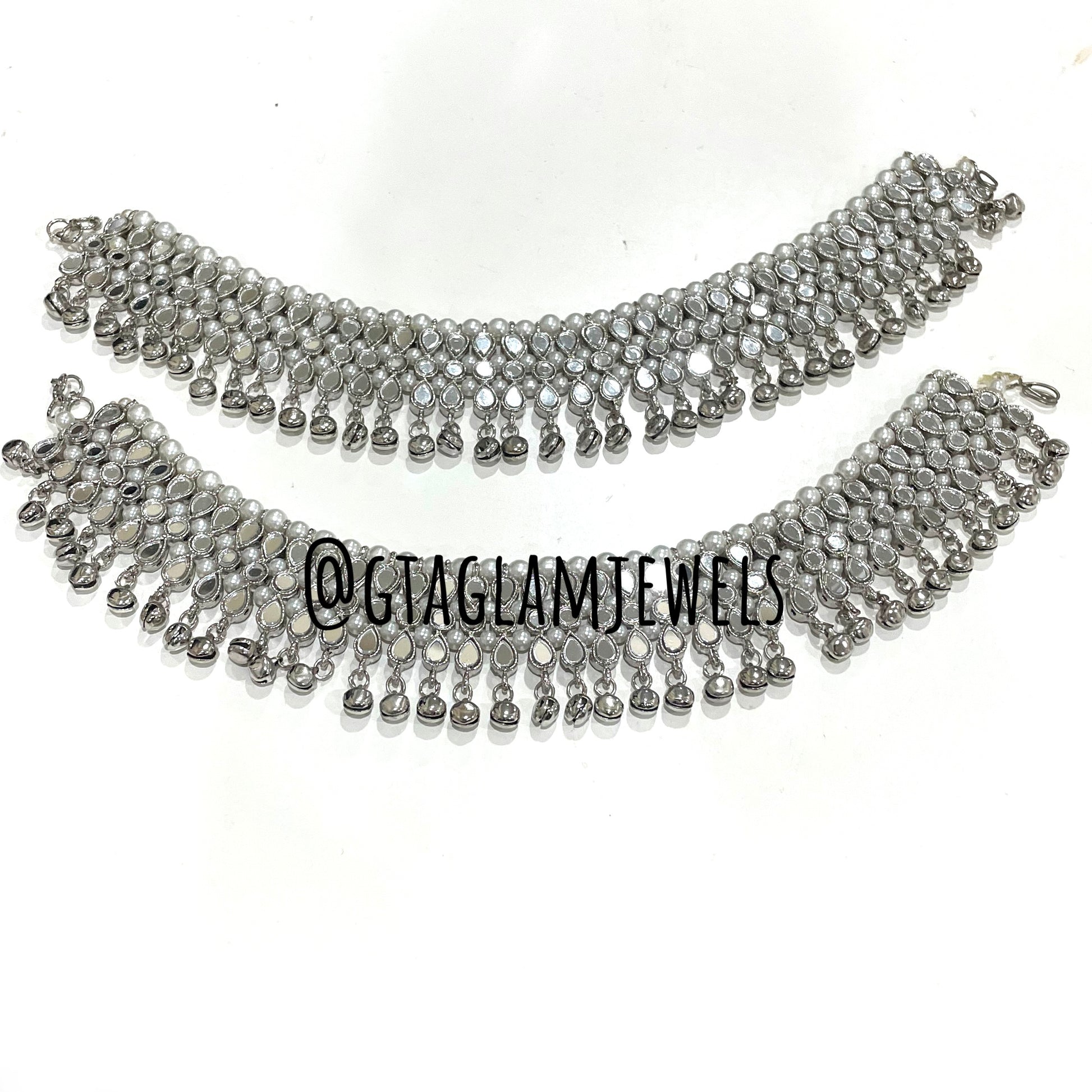 Heavy Mirror Anklets image 0