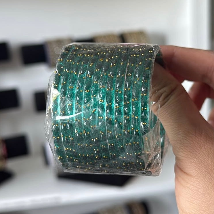 Raindrop Glass Bangles