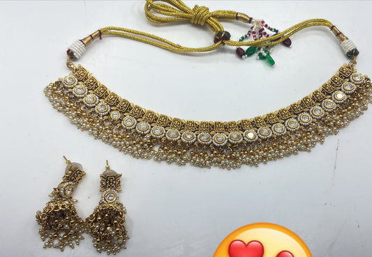 Gold Choker Set