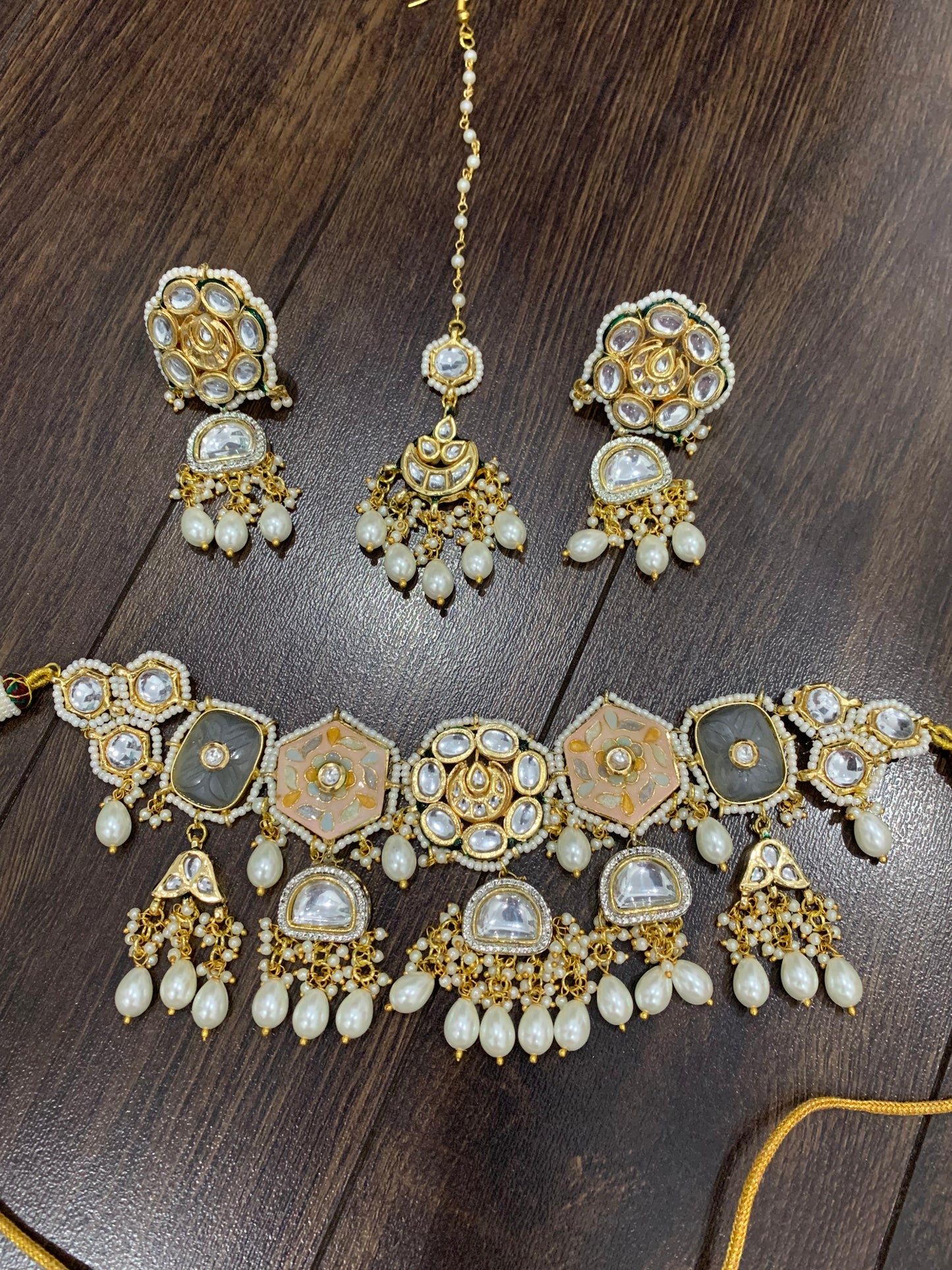 Meenakari Choker Set