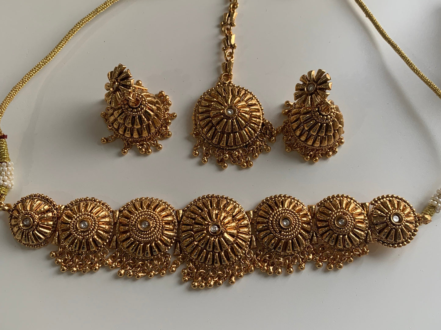 Gold Plated Choker Set