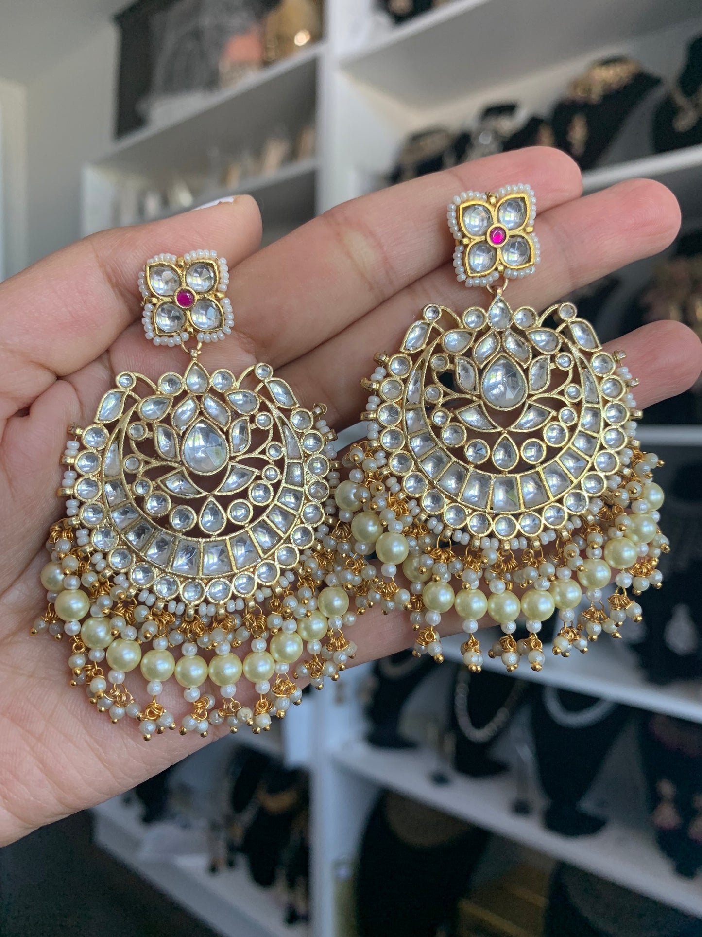 Pachi Kundan Earrings