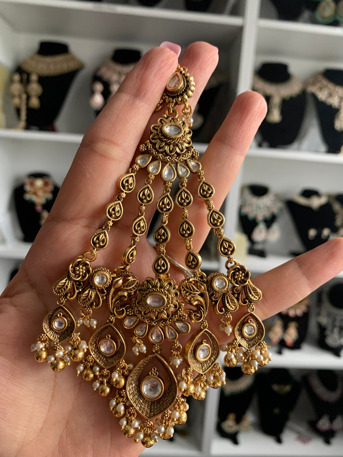 Gold Plated Paasa/Jhumar