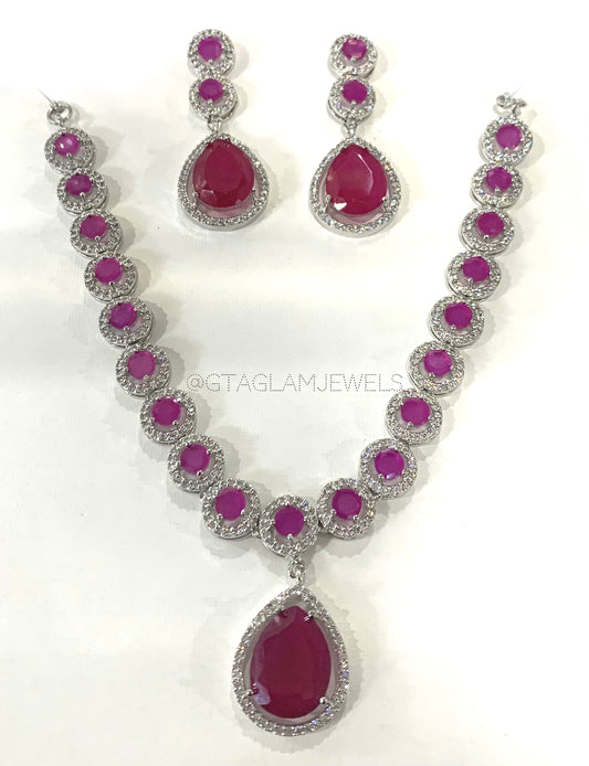 CZ Necklace Set image 0