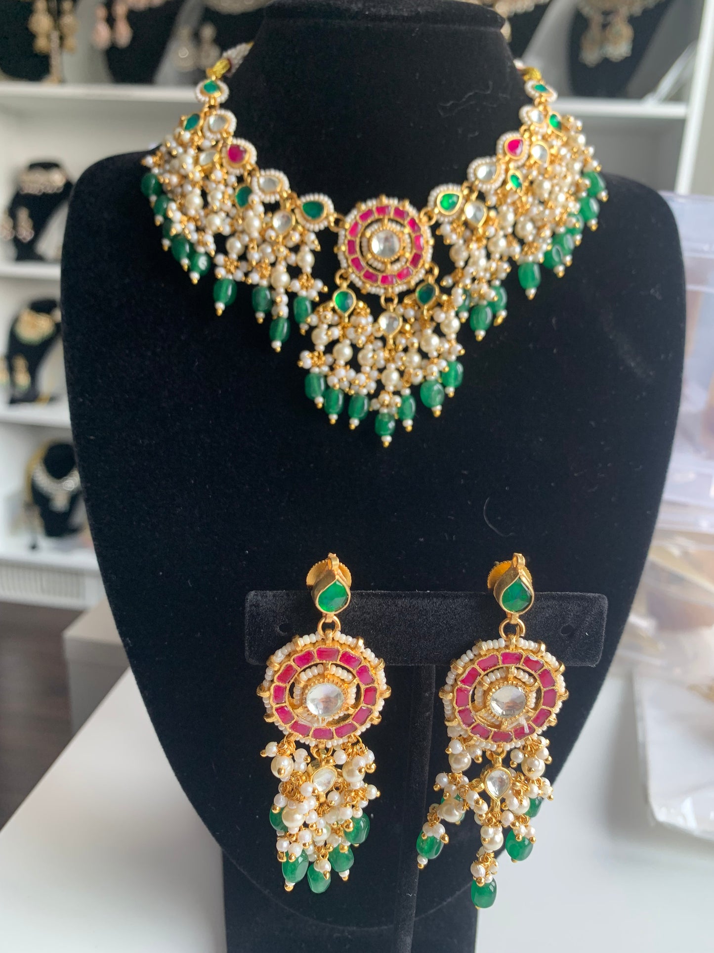 Pachi Kundan Set